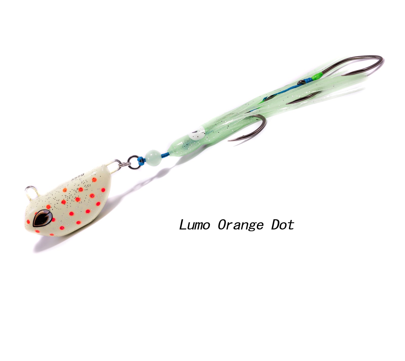 Snapbait Triple Threat Hybrid Bait Jig Lumo Orange Dot