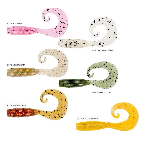 Squidgies Bio Tough Grub 65mm Colours