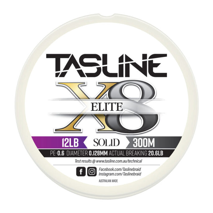 Tasline X8 Solid 300m 12lb