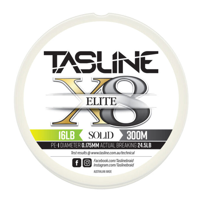 Tasline X8 Solid 300m 16lb