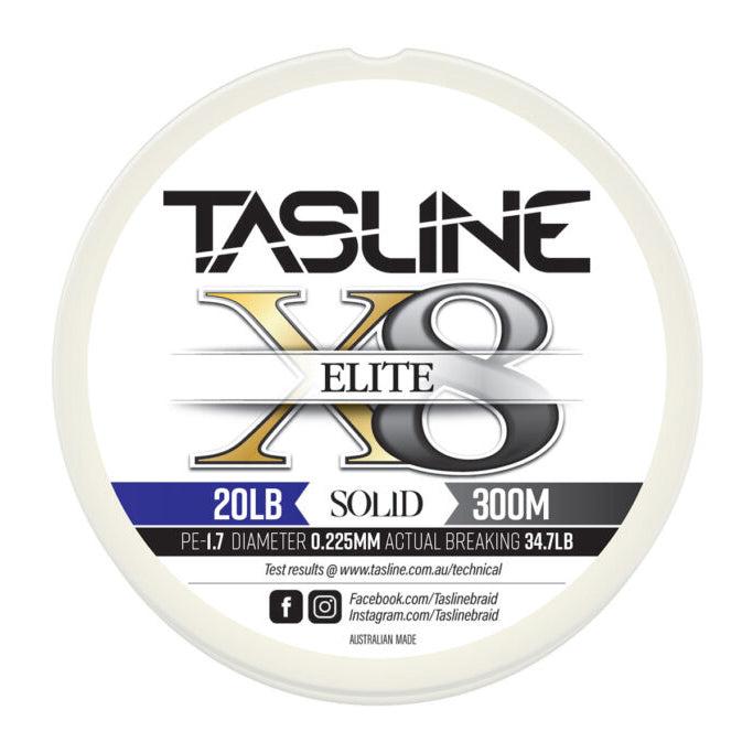 Tasline X8 Solid 300m 20lb