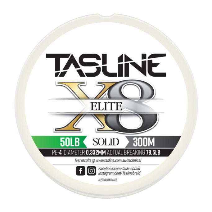 Tasline X8 Solid 300m 50lb