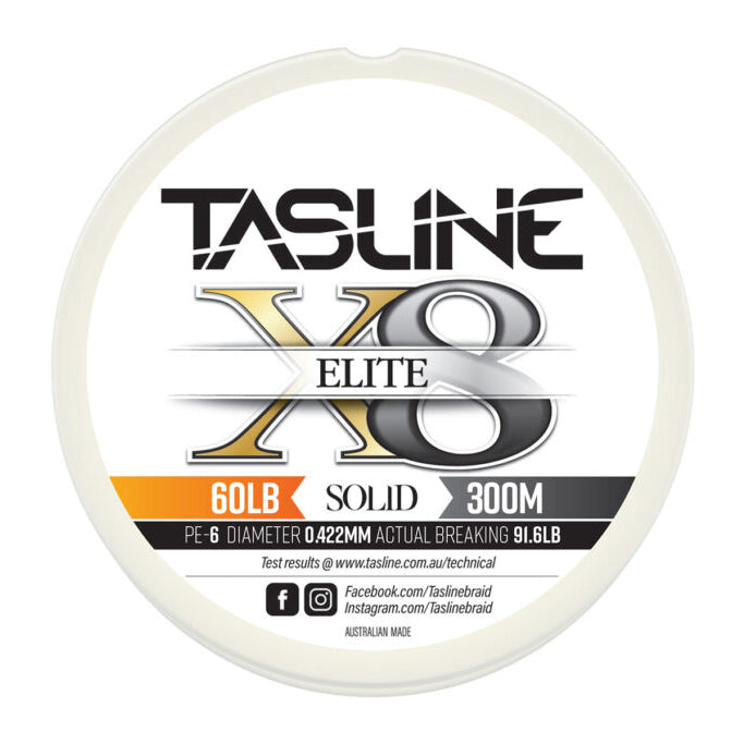 Tasline X8 Solid 300m 60lb