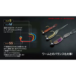 Tict Ajing Standard SS Jigheads Rigged