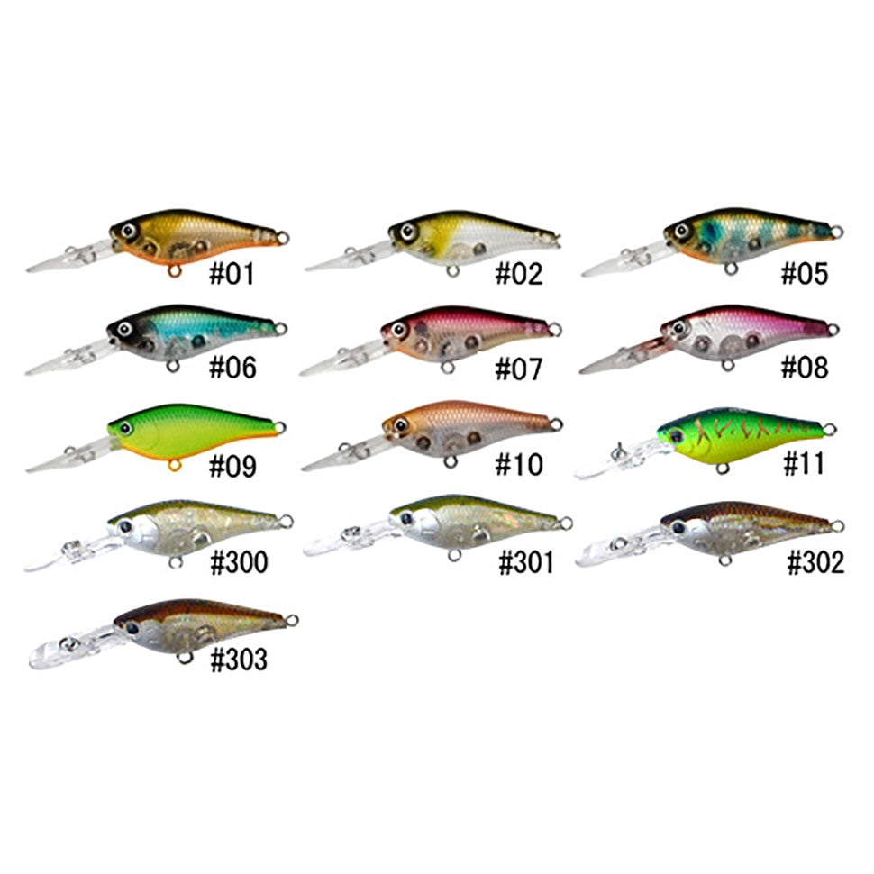 Tiemco Mad Pepper Shad 45SP Colours