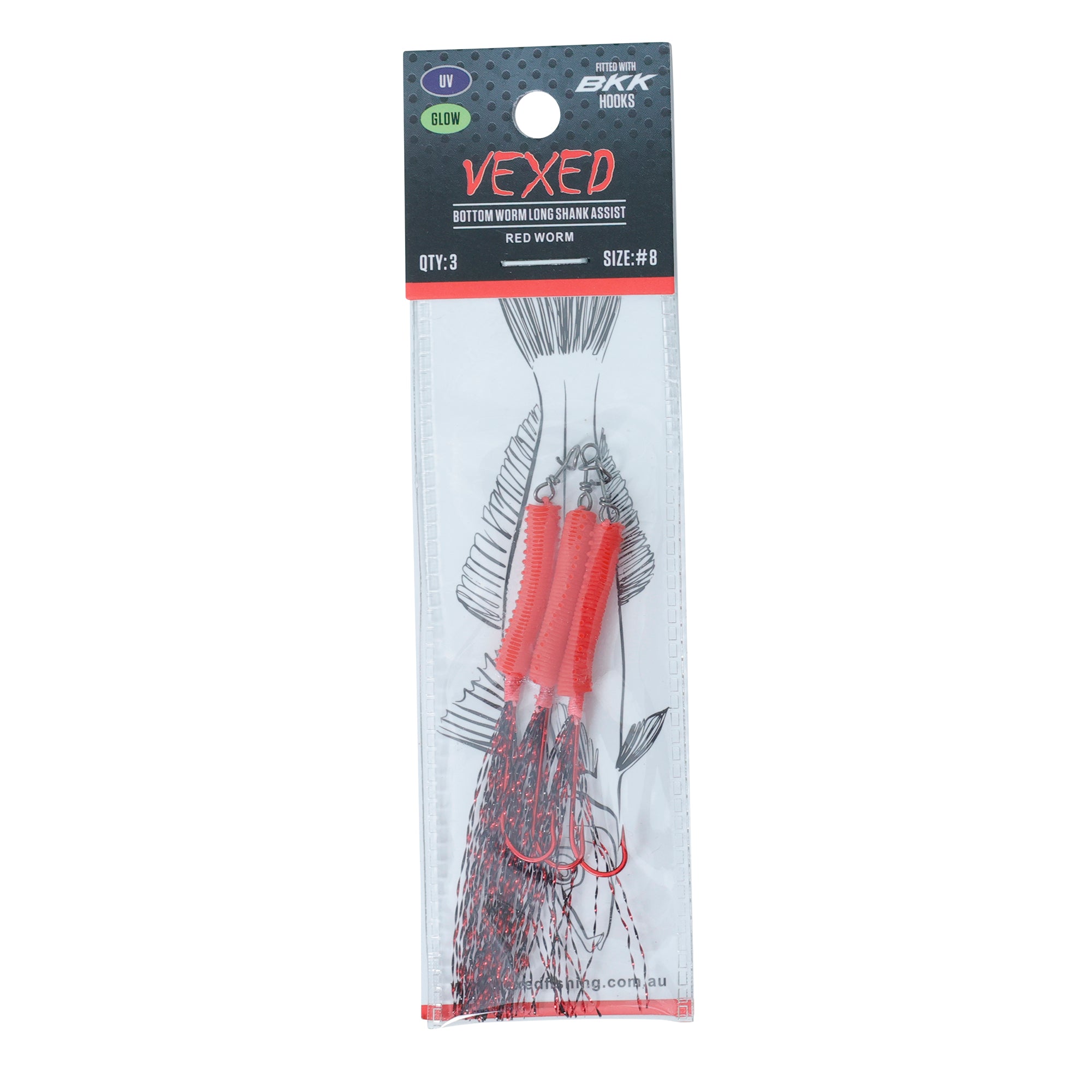 Vexed Bottom Worm Long Shank Assist RW