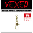 Vexed Brass Barrel Interlock Snap Cover