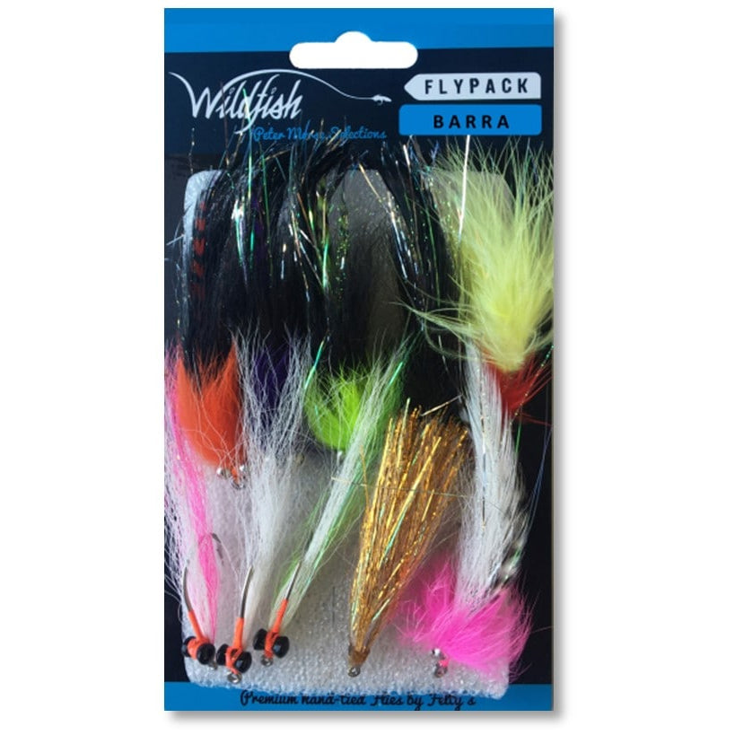 Wildfish Flypack Barra 10pk
