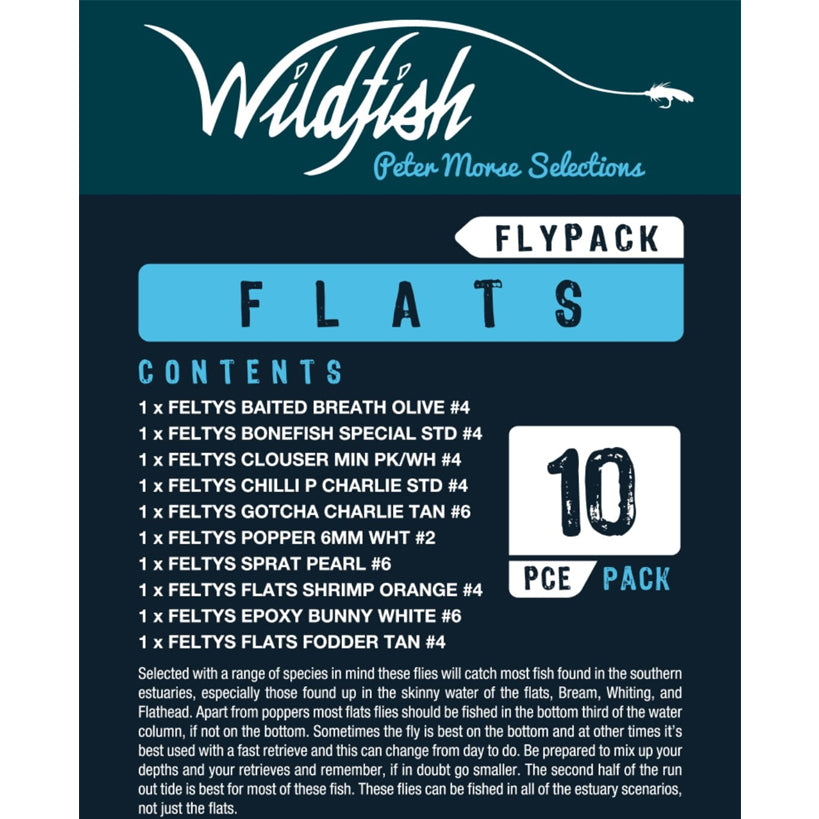 Wildfish Flypack Flats 10pk Back