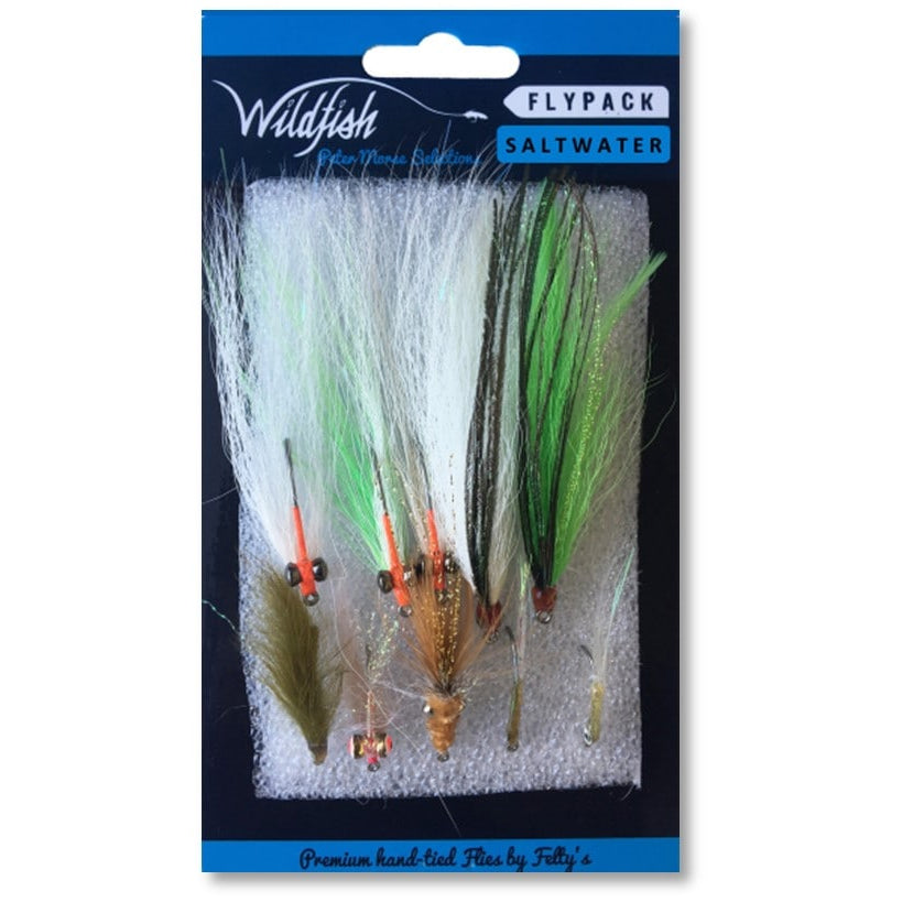 Wildfish Flypack Saltwater 10pk