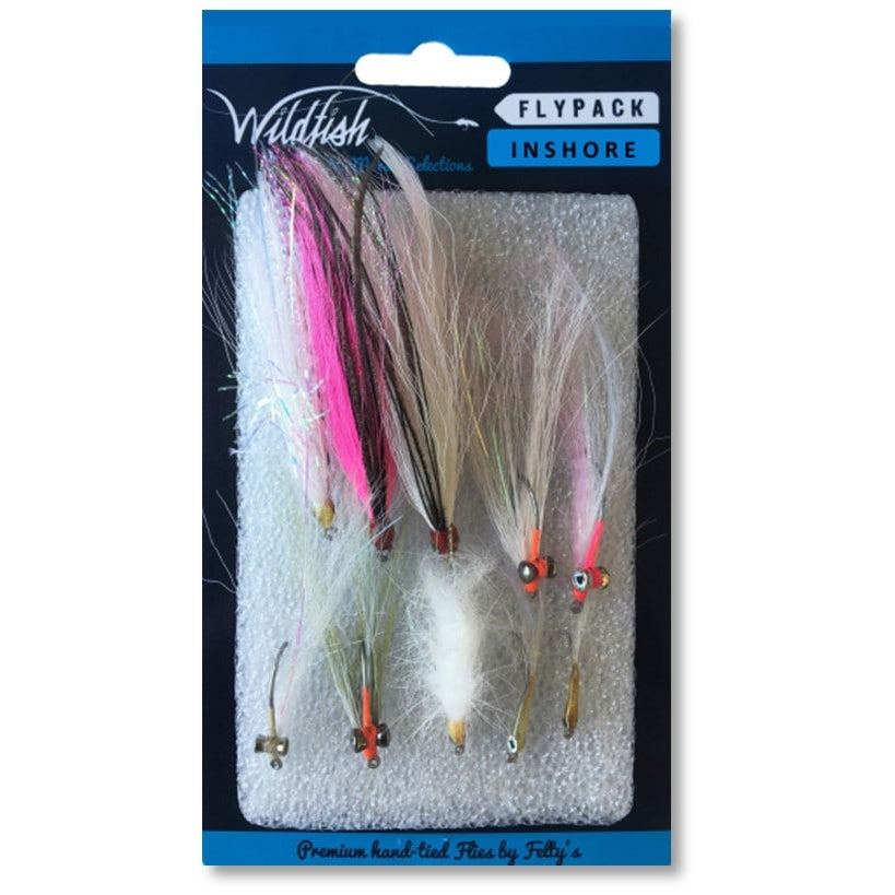 Wildfish Flypack Saltwater Inshore 10pk