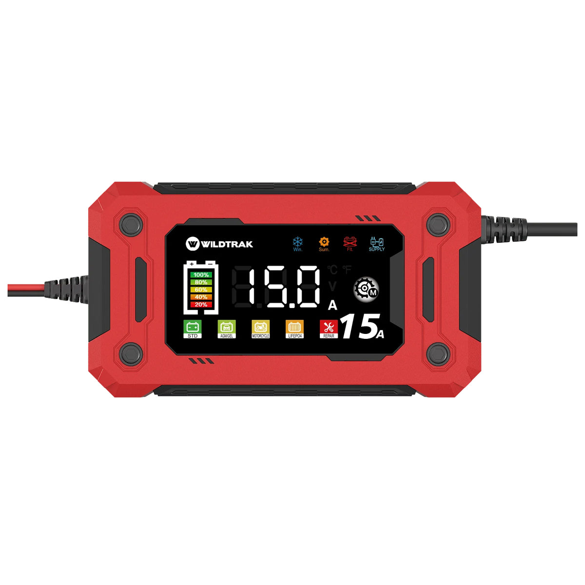 Wildtrak Battery Charger 15A 12V Controller