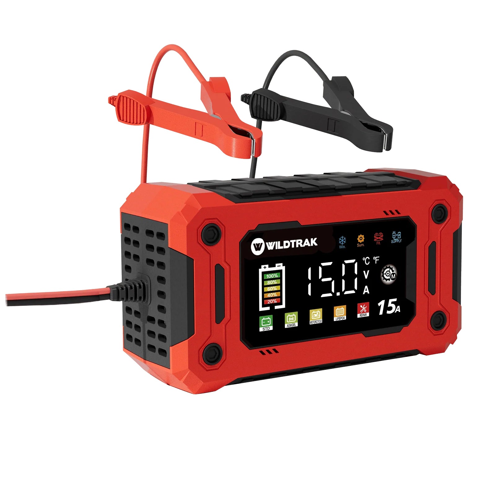 Wildtrak Battery Charger 15A 12V Cover