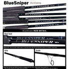 Yamaga Blanks 26 Blue Sniper Shore Casting Range