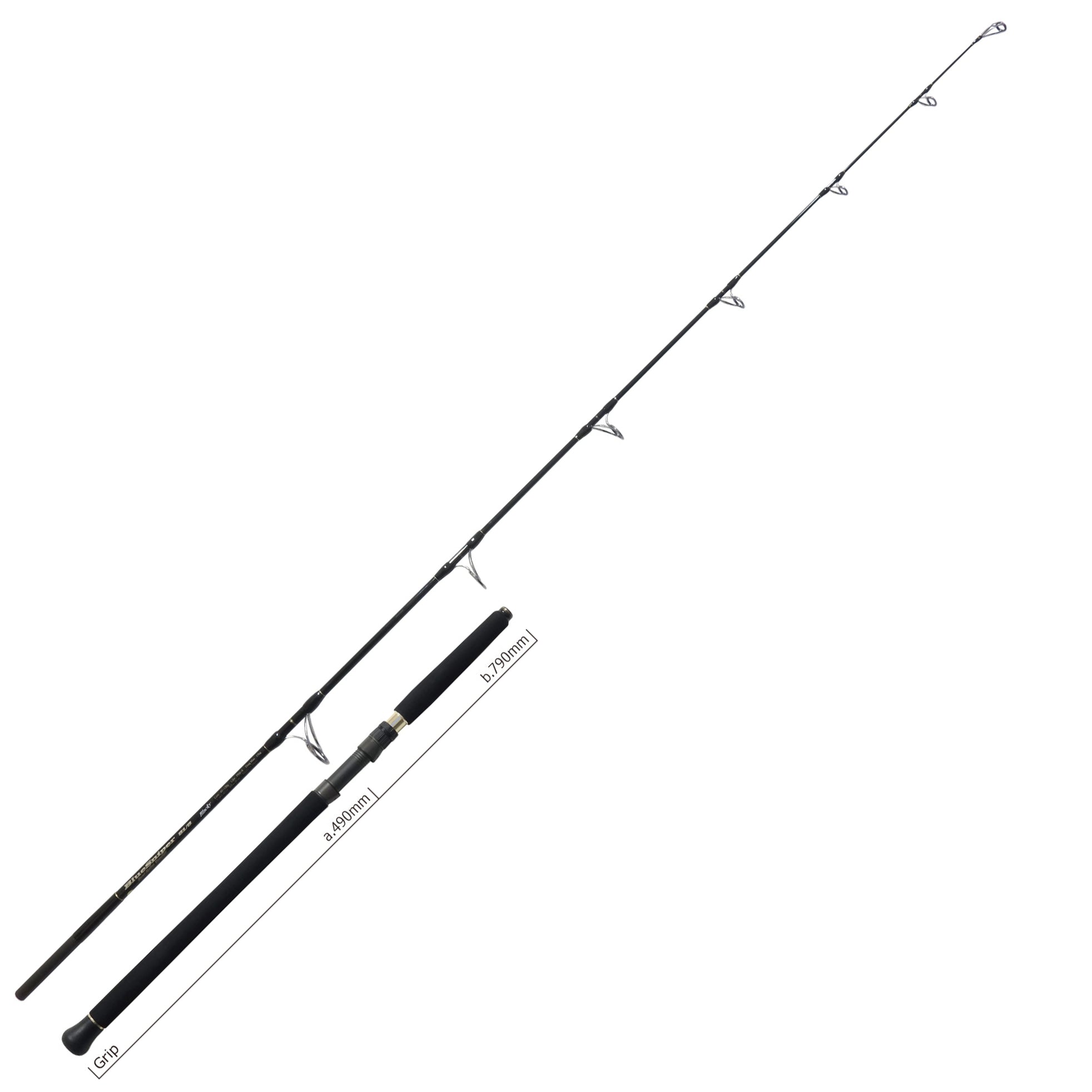 Yamaga Blanks BlueSniper Boat Casting 81/8 Blacky