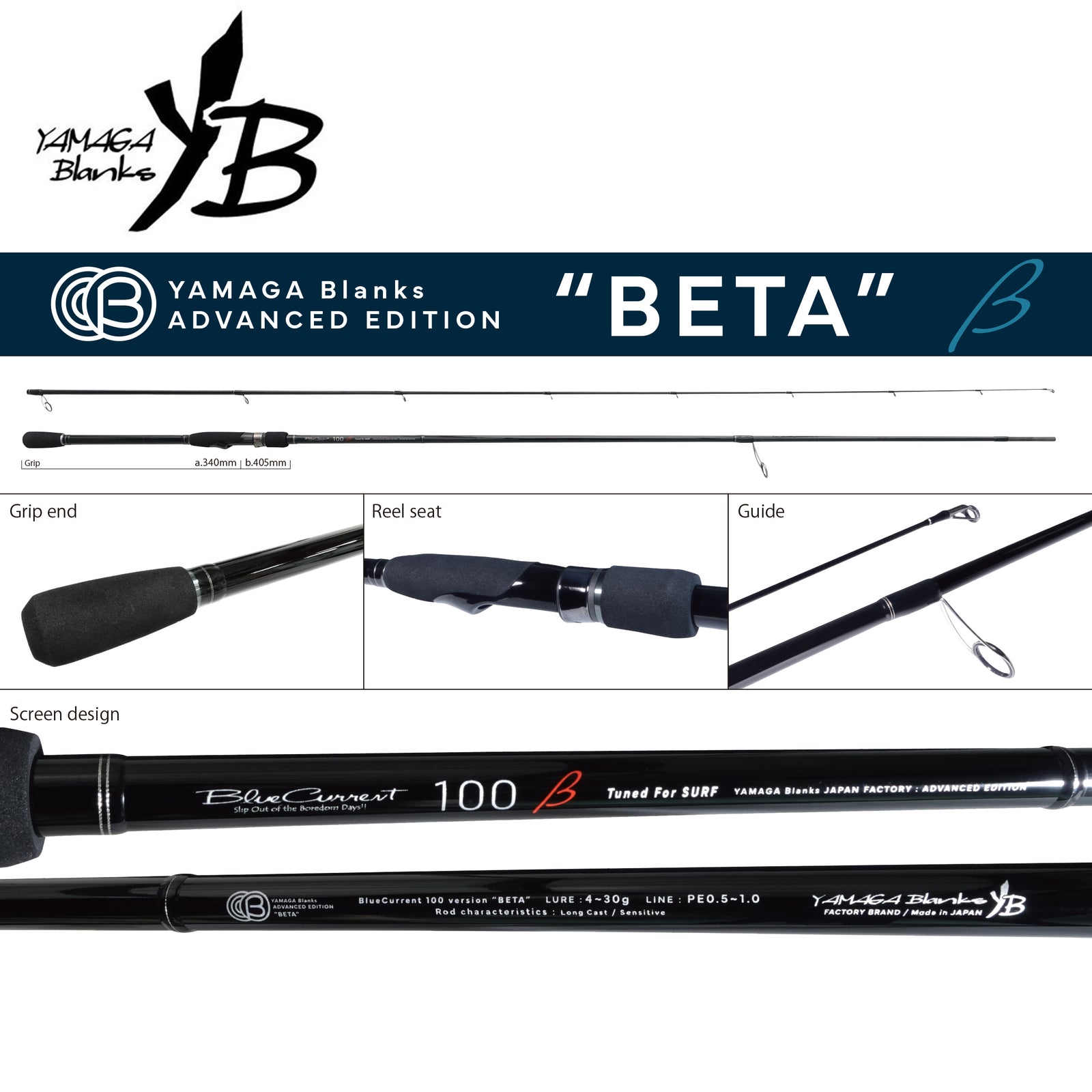 Yamaga Blanks Blue Current 100 Beta - Tuned For Surf Cover