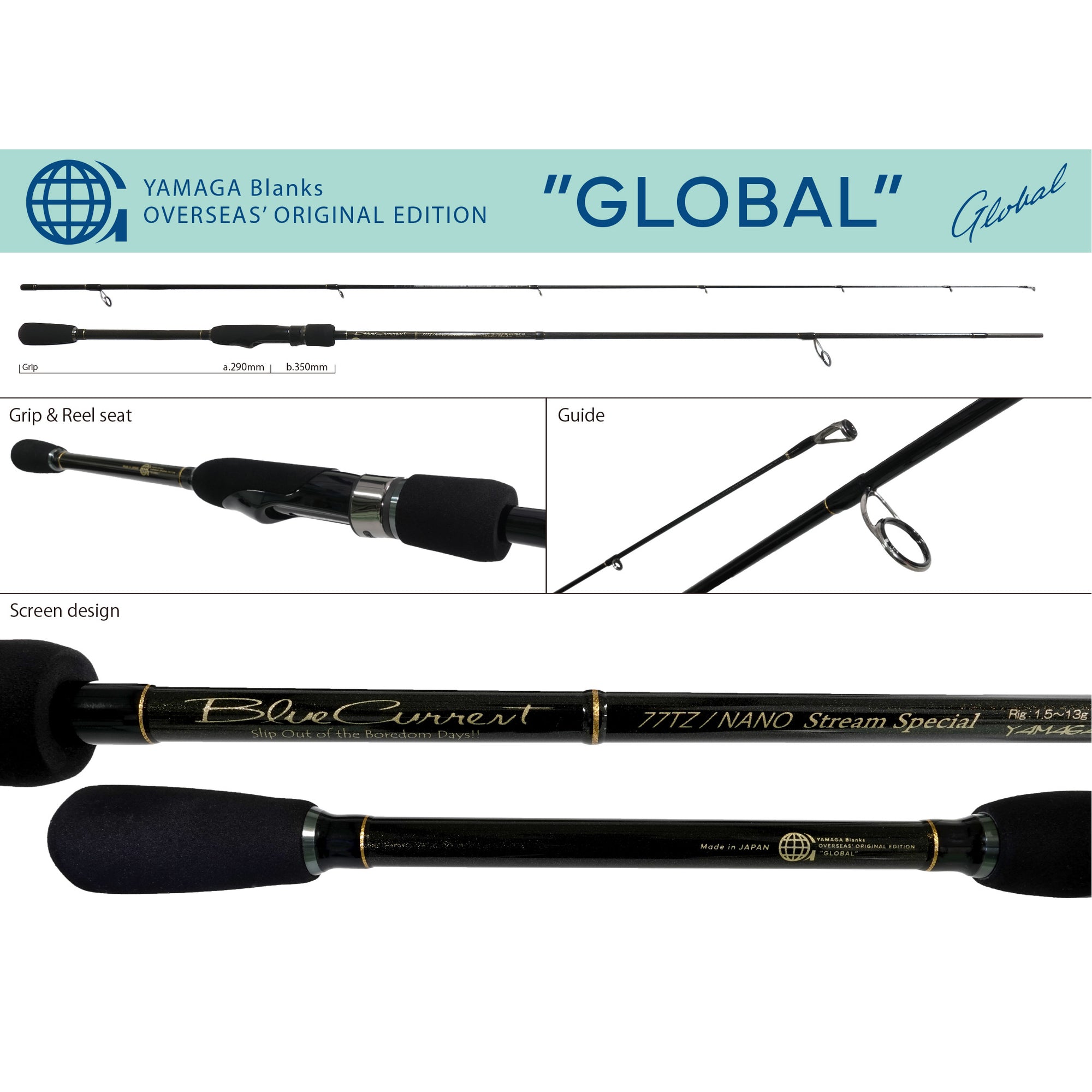 Yamaga Blanks Blue Current TZ Nano 77TZ/Nano Global