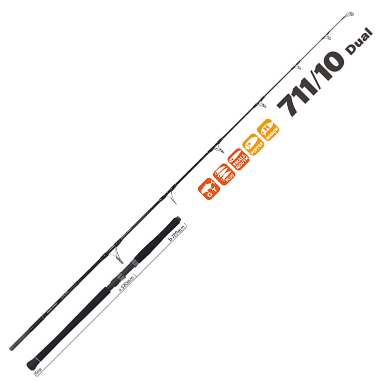 Yamaga Blanks Blue Reef GT Game Series 711/10 Dual