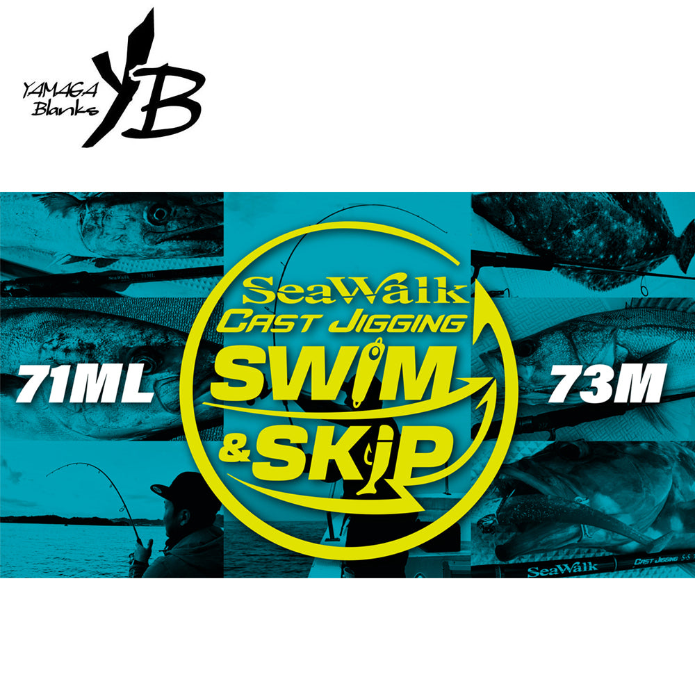 Yamaga Blanks Sea Walk Cast Jigging Swim And Skip Cover