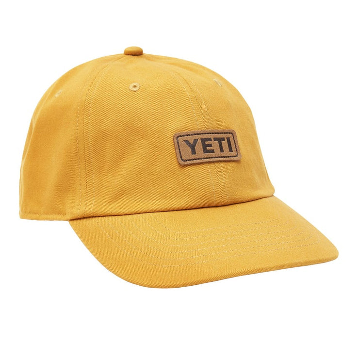 Yeti Leather Logo Badge Soft Crown King Crab Orange