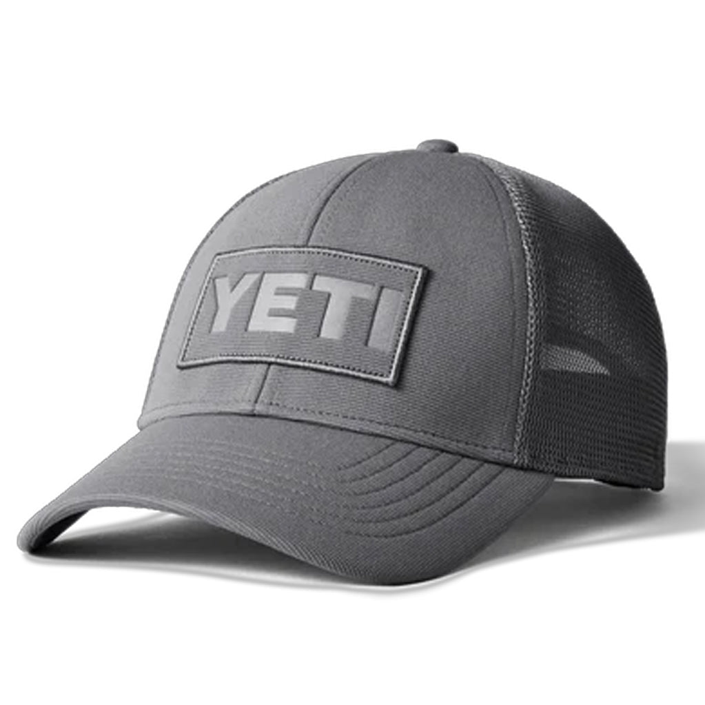 Yeti Patch Trucker Hat Grey On Grey