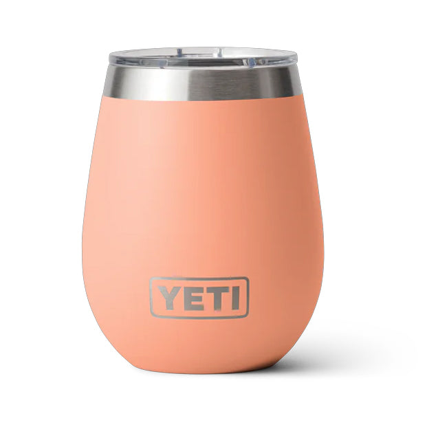 Yeti Rambler 10oz Wine Tumbler Lowdown Peach