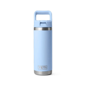 Yeti Rambler 18oz Straw Bottle Big Sky Blue