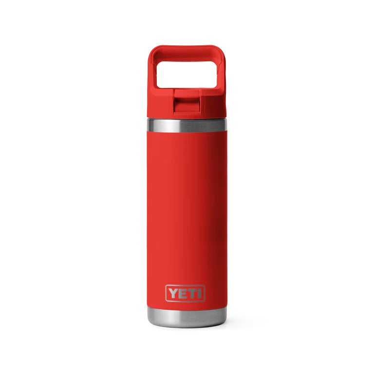 Yeti Rambler 18oz Straw Bottle Canyon Red