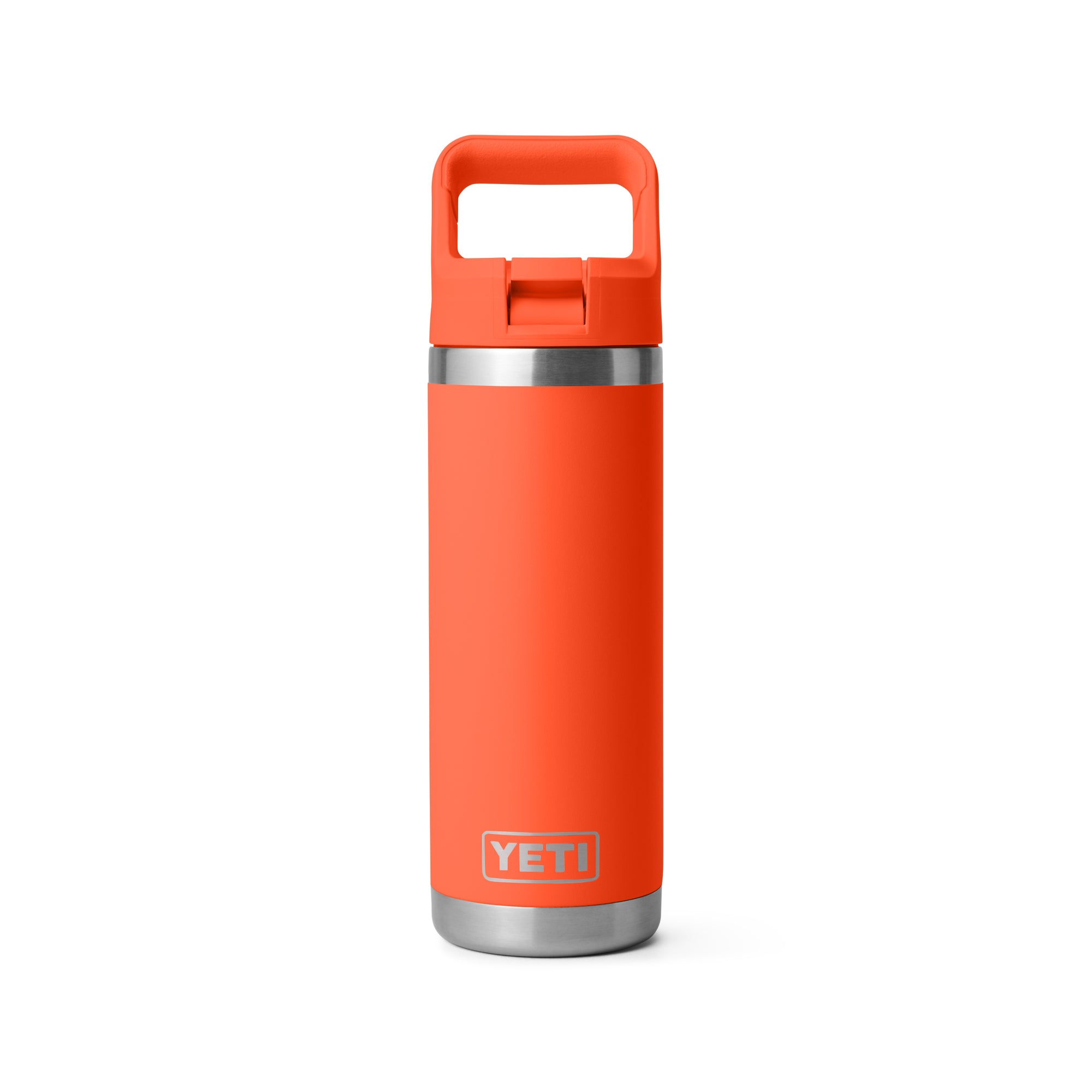 Yeti Rambler 18oz Straw Bottle Papaya