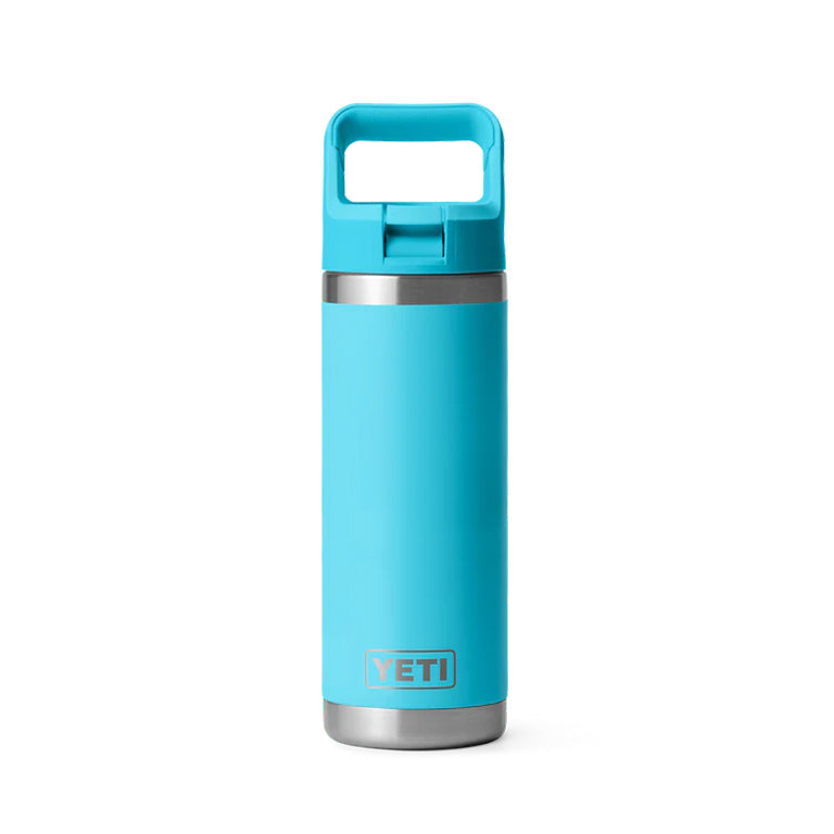 Yeti Rambler 18oz Straw Bottle Reef Blue
