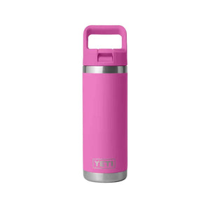 Yeti Rambler 18oz Straw Bottle Wildflower Fuchsia