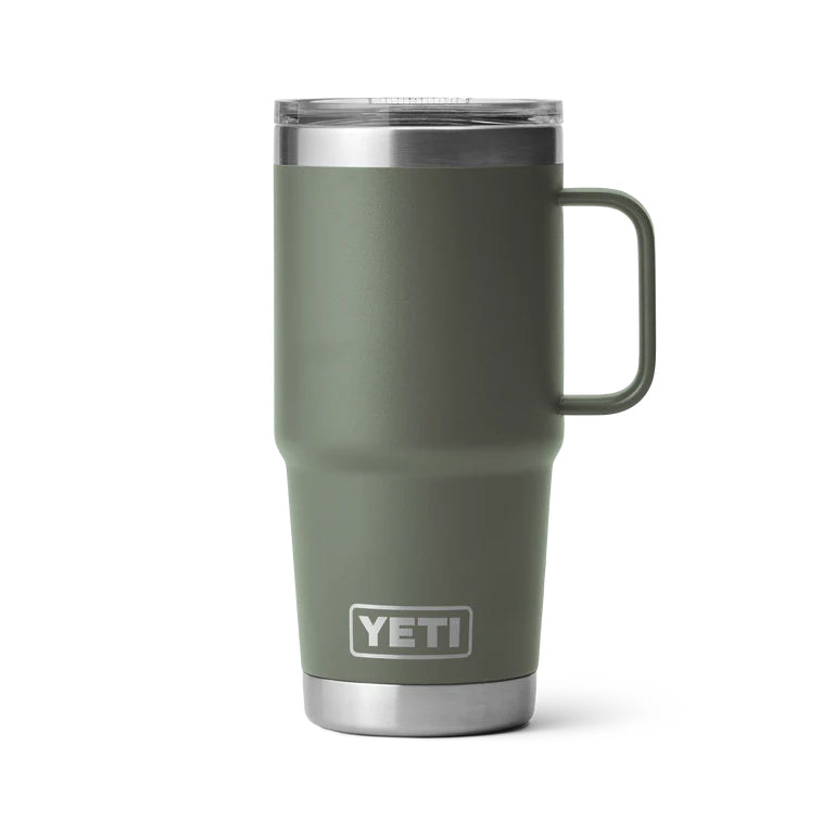 Yeti Rambler 20oz Travel Mug Camp Green