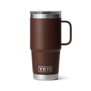 Yeti Rambler 20oz Travel Mug Wetlands Brown