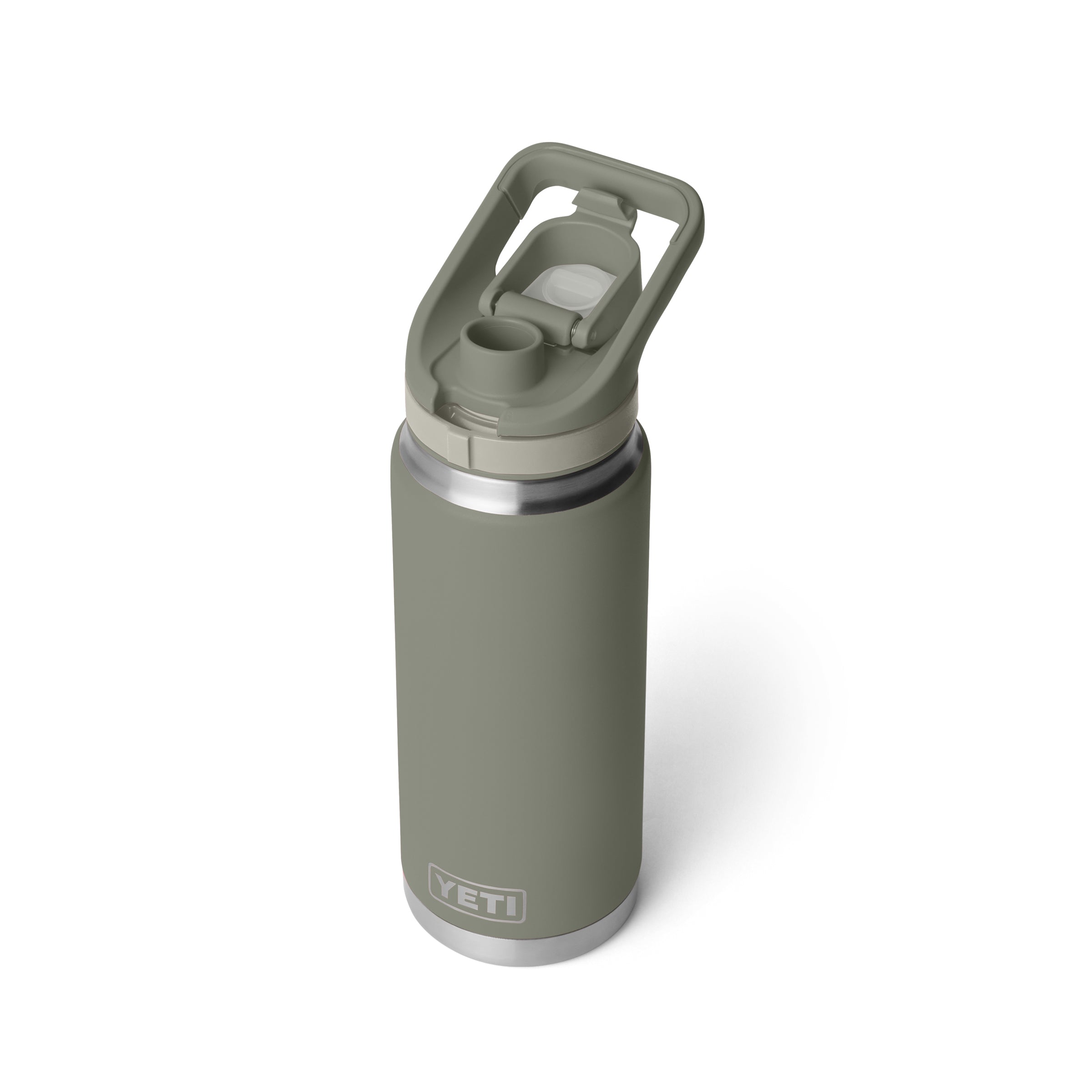 Yeti Rambler 26oz Flip Chug Bottle Pampa Green