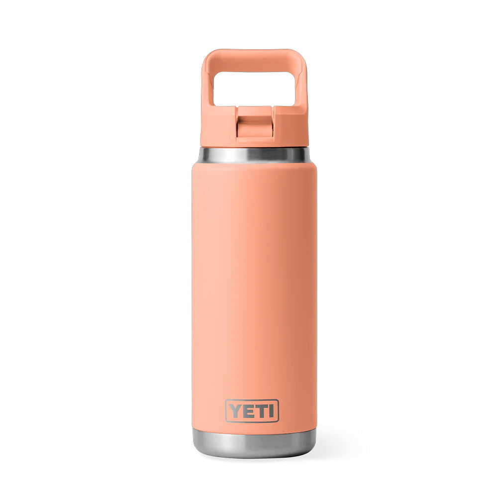 Yeti Rambler 26oz Straw Bottle Lowdown Peach