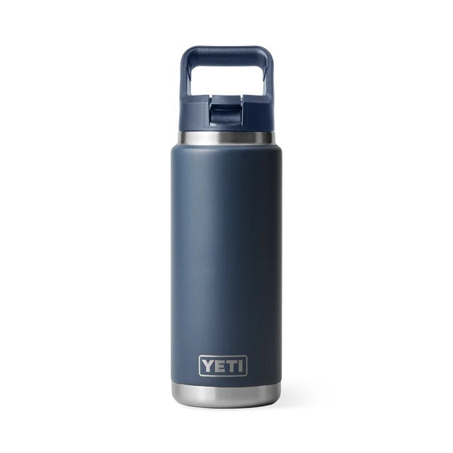 Yeti Rambler 26oz Straw Bottle Navy