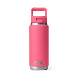 Yeti Rambler 26oz Straw Bottle Tropical Pink