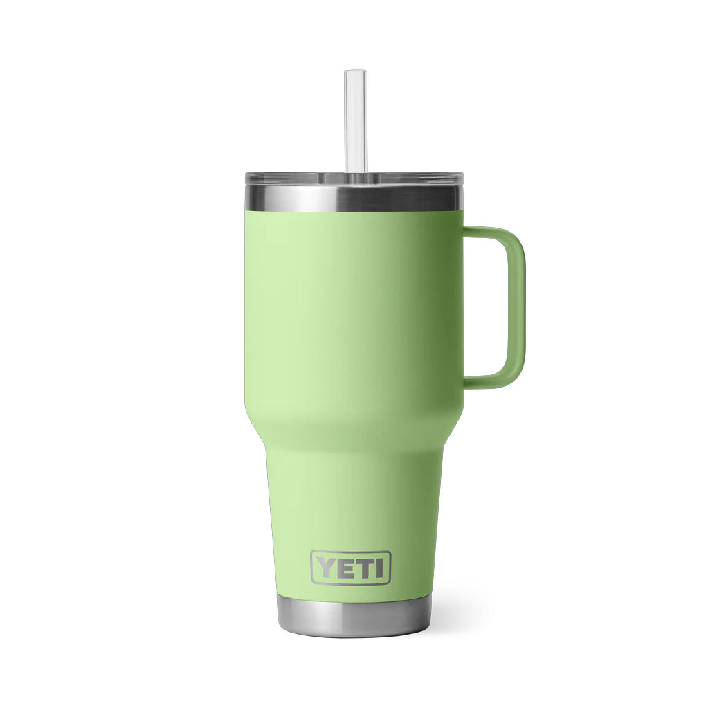 Yeti Rambler 35oz Mug With Straw Lid Key Lime