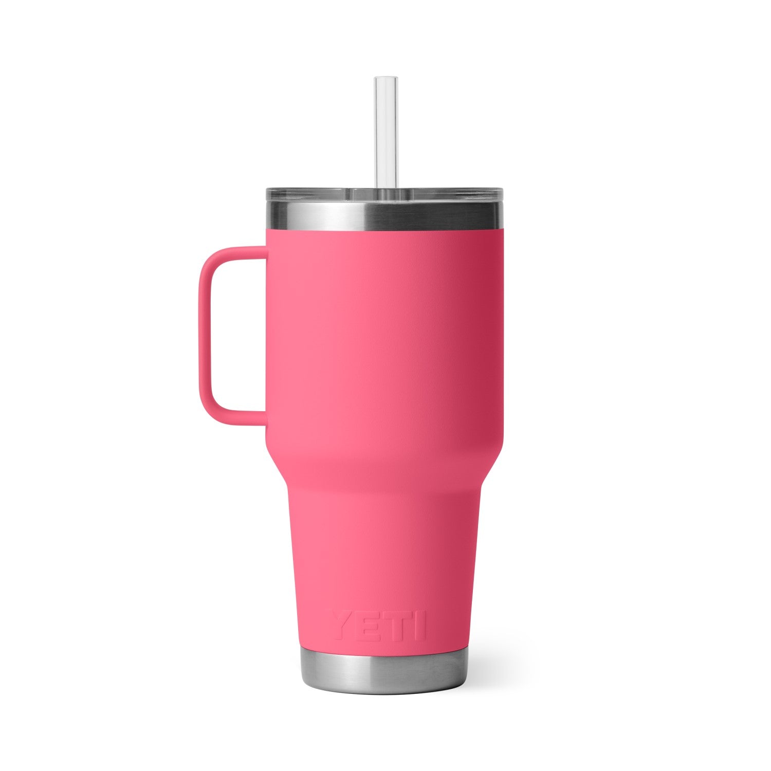 Yeti Rambler 35oz Mug With Straw Lid Tropical Pink