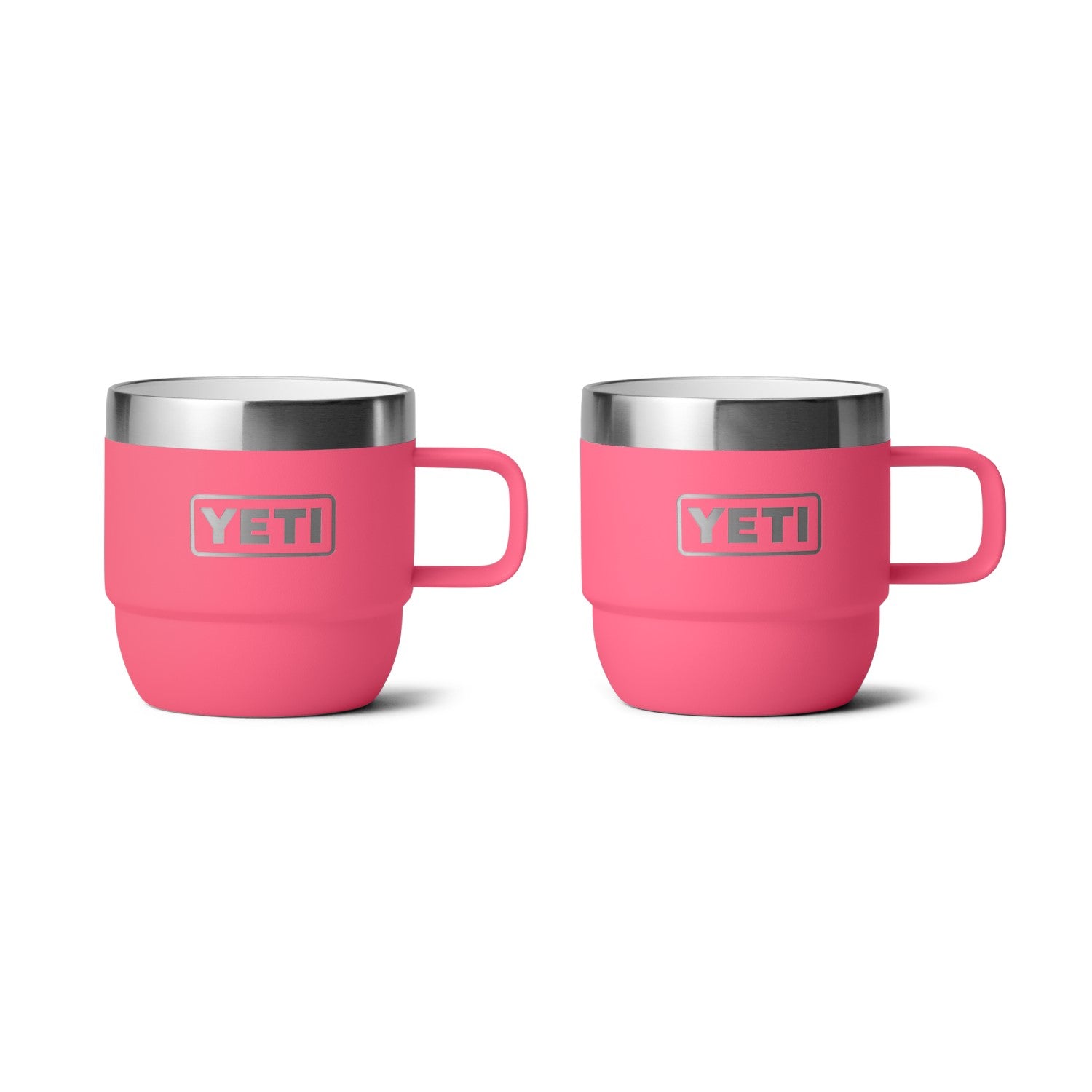 Yeti Rambler 6oz Stackable Mug 2 Pack Tropical Pink