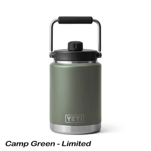Yeti Rambler Half Gallon Jug Camp Green - Limited