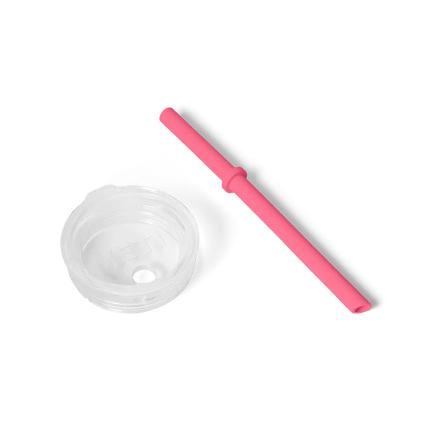 Yeti Rambler Silicone Straw Lid - Small Tropical  Pink