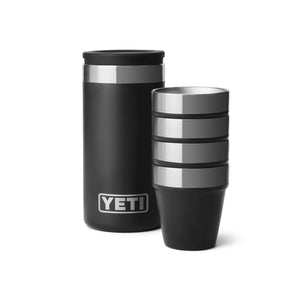 Yeti Shot Glasses and Case Black