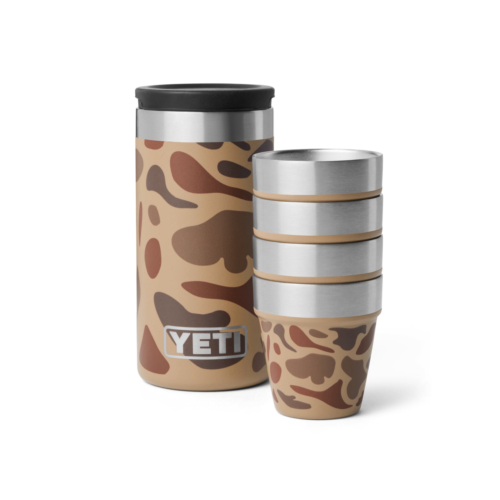 Yeti Shot Glasses and Case Wetlands Camo
