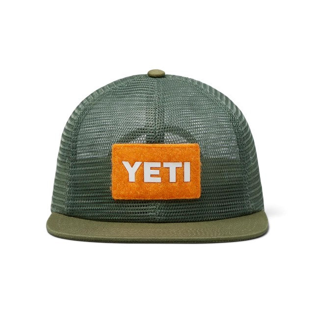 Yeti Velcro Badge Mesh Hat Front