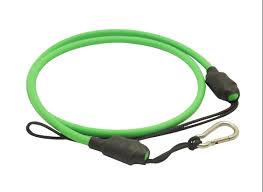 Angler Tackle Rod Safety Leash with stainless steel clip
