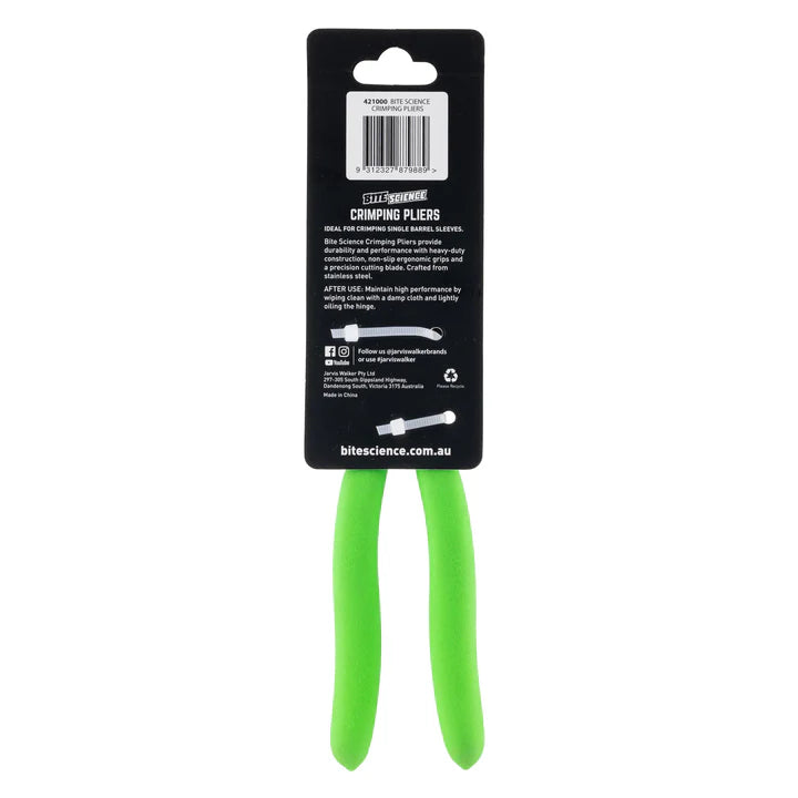 Bite Science Crimping Pliers grip and jaw detail