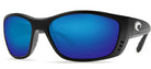Costa Del Mar Fisch 580G Blackout frame with Blue Mirror polarised glass lens front view