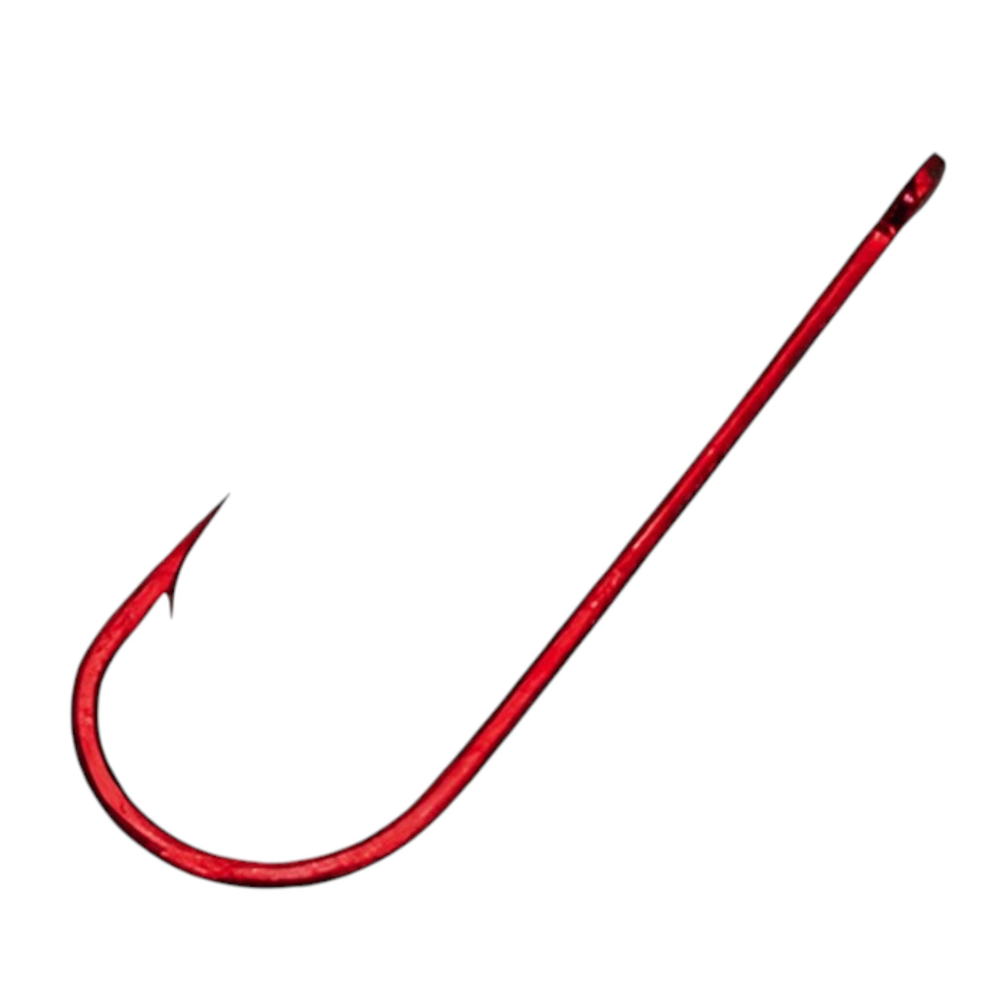Konan Longshank Red Hooks Value Pack - fishing hooks