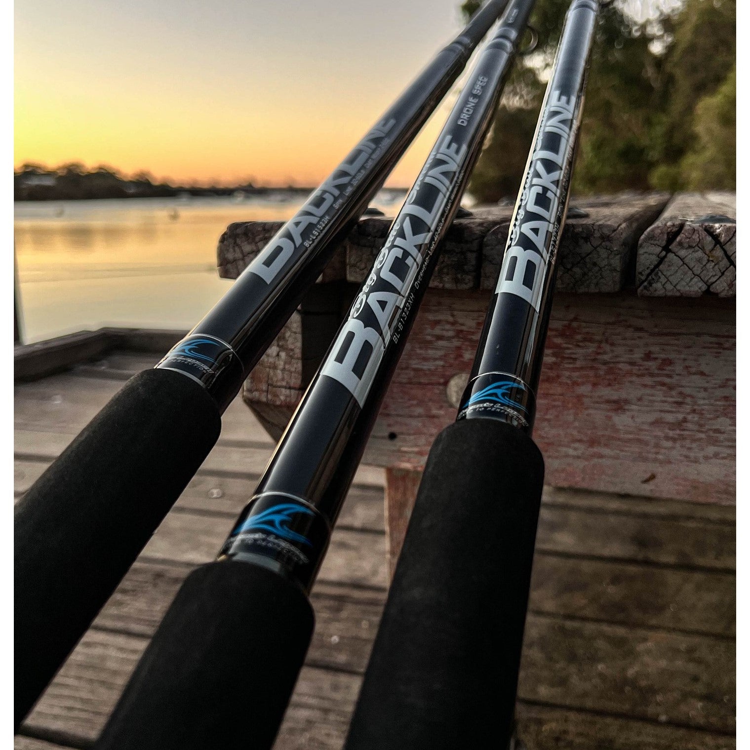 Oceans Legacy Backline Rod at Sunset